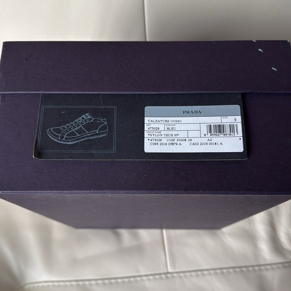 Authentic Prada Nylon High-Top Sneaker - Picture 8 of 11